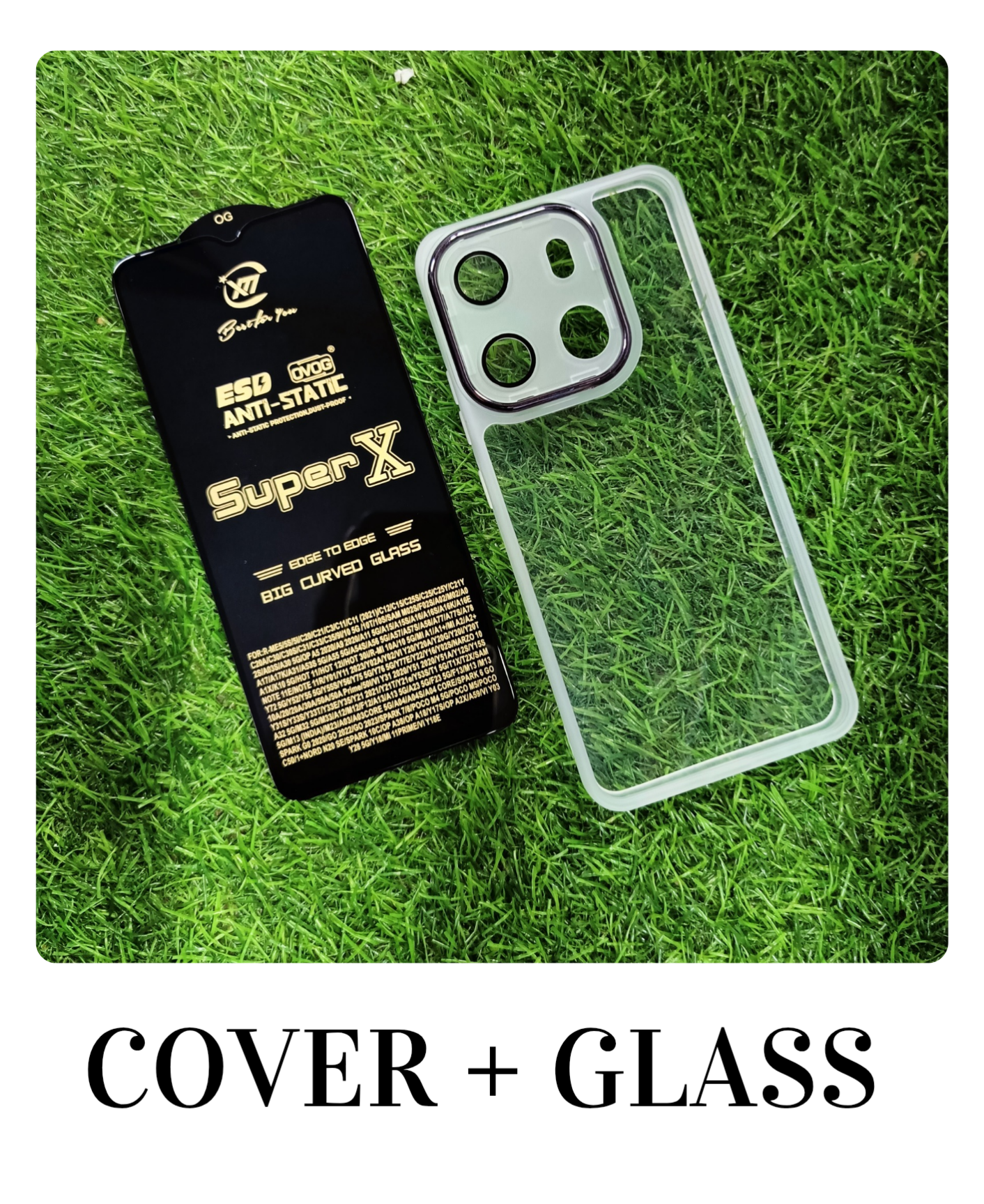 Tecno Go 2023 Cover Glass Combo